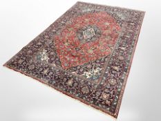 A Kashan carpet, Isfahan Province, Central Iran,