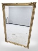 A Victorian style overmantle mirror,