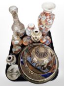 A group of Japanese export Satsuma wares