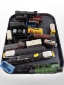A group of OO gauge rolling stock including Hornby.