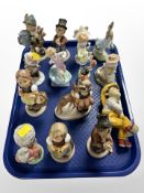 A group of Goebel, Royal Worcester, Royal Albert,