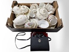 Several bone china part tea sets including Ashley, Durham, etc.