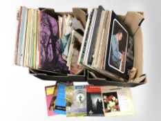 A quantity of vinyl LP records and 45 singles including classical, compilations, etc.