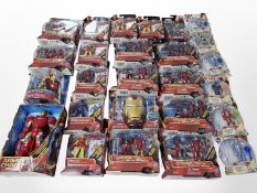 26 Hasbro Iron Man figurines, boxed.