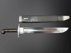 An Austrian M 1853/89 Pioneer sword and scabbard,