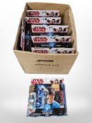 12 Hasbro Disney Star Wars Force Link Starter Sets, with figurines, boxed.
