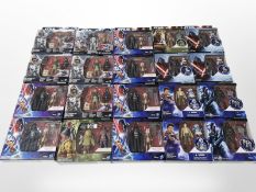 20 Hasbro Disney Star Wars figurine sets including Rogue One, etc., boxed.