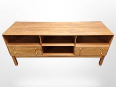 A Scandinavian Rimme teak entertainment sideboard,