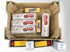 Six boxed Dinky Supertoys die-cast vehicles and two further Dinky models.