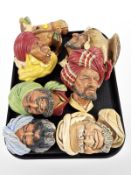 Six Bossons wall plaques.