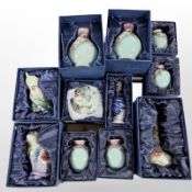 11 various pieces of Old Tupton Ware ceramics, all boxed.