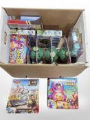 Various toys including Gormiti, Pixar's Planes 2, etc., boxed.