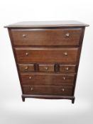 A Stag seven drawer chest,
