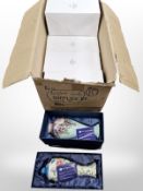 11 Old Tupton Ware ceramic vases in two differing patterns, tallest 27cm, all boxed.