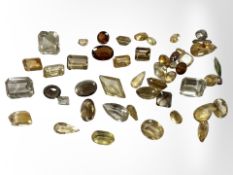 Approximately 220ct of loose citrines