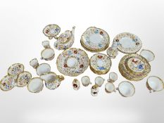 A collection of Hammersley floral-decorated bone china tea and dinner wares.
