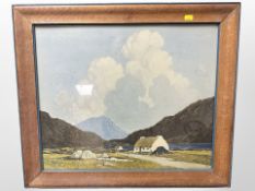 After Paul Henry : Blue Lake Connemara, colour print,