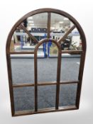 A domed sectional mirror,