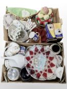 A group of mainly 20th-century ceramics and glass wares including Noritake, etc.