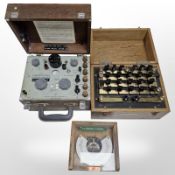 An Aneroid barometer,