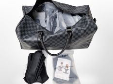 A hold-all containing a quantity of Aollop posture correctors.