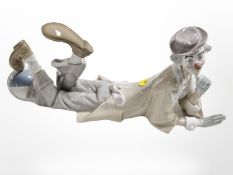 A Lladró figure of a clown.