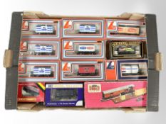 A group of Lima, Hornby and Dapol OO gauge rolling stock, all parts boxed.