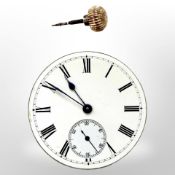 A quarter-repeating pocket watch movement