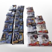 20 Hasbro Star Wars figurines including the Clone Wars, Legacy Collection, boxed.