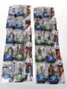 20 Hasbro Disney Star Wars sequel trilogy and Solo figurines, boxed.