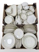 A large quantity of Royal Copenhagen porcelain tea and dinner wares.