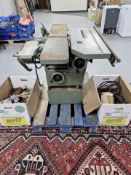 A Lurem workshop saw and two further boxes of related components (continental wiring)