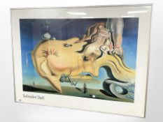 After Salvador Dali : 'The Great Masturbator', colour print, 80cm x 60cm.