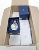 14 matching Old Tupton Ware pottery bulbous vases, height 15cm, all boxed.