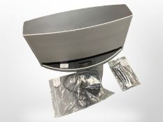 A Bose SoundDock 10 Digital Music System, with power lead, with remote control.