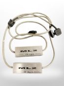 Two Isol-8 Mainline 2 mains filter cables