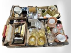 A quantity of 20th century ceramics, glass ware,