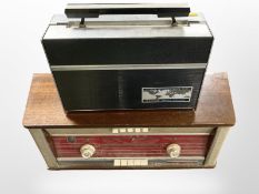 A Cossor radio together with a vintage Zenith radio (2)