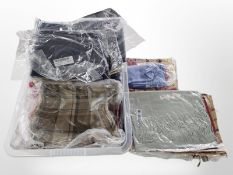 A quantity of new scarves.