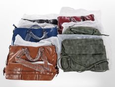 A quantity of lady's leather handbags, in as new condition.