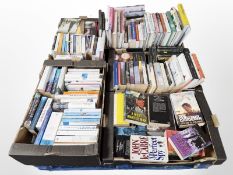 A collection of volumes including fiction,