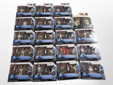 19 Hasbro Disney Star Wars figurine sets, boxed.