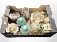 A quantity of ceramics including Bradford Exchange, Thomas Kinkade collector's plates, dinner wares,