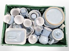 A collection of Denby pottery tea and dinner wares.