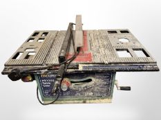 A Nutool HS 1500 table saw with lead