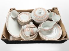 A large quantity of Polish porcelain tea and dinner wares.
