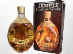 A bottle of Dimple Haig Scotch Whisky, 26 2/3 fl oz., in original box.