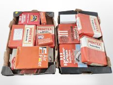 A group of vintage boxed car parts including Ferodo, as illustrated.