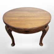 A teak bergere steamer chair,