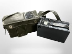 A British military meter survey RADIAC No. 2 portable radiation meter, in case.